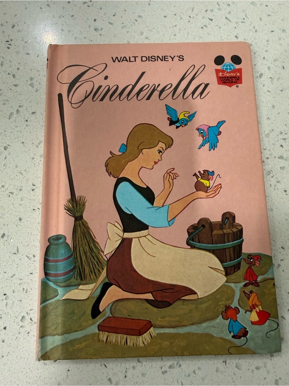 Disney Cinderella Pink Cover Storybook